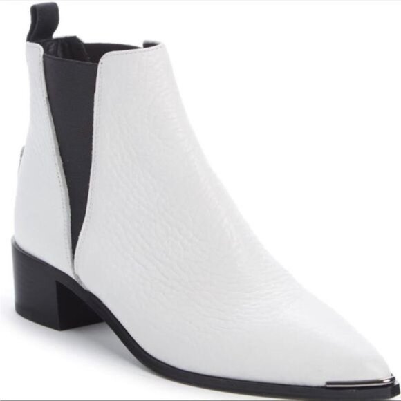 Acne Studios Jensen ankle boot White leather 7.5 - Picture 14 of 15